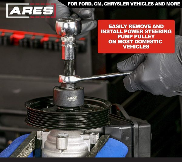 Power Steering Pump Pulley Remover ARES Tool Kit-3