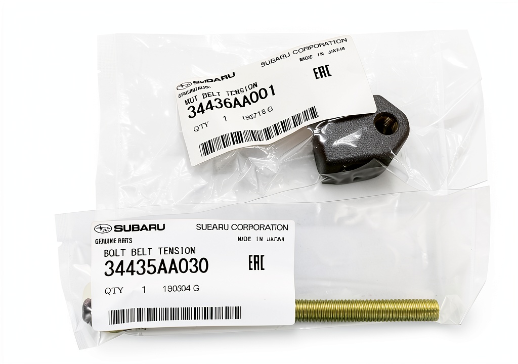 Installing Subaru power steering adjuster kit on a Forester engine bay