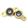 Pillow Block Bearing 4 Pack 6mm Shaft 1/4in Bore 2‑Bolt Flange Badong-3