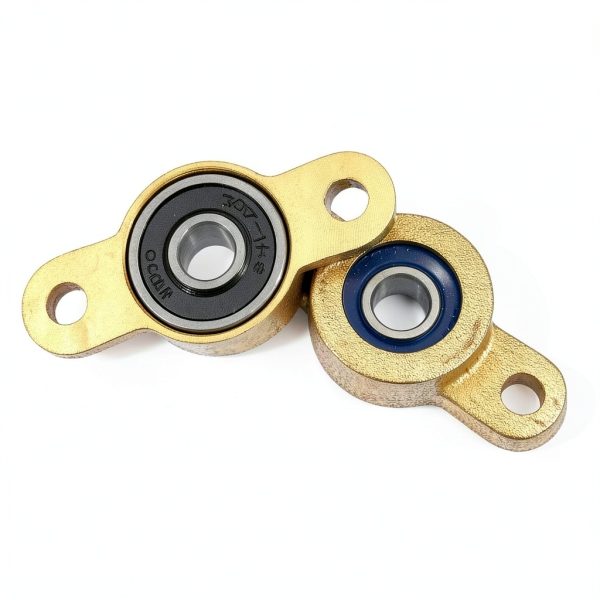 Pillow Block Bearing 4 Pack 6mm Shaft 1/4in Bore 2‑Bolt Flange Badong-3