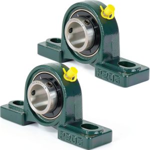 AR-PRO Pillow Block Bearing UCP205-16 2-Pack Self‑Aligning Steel-0