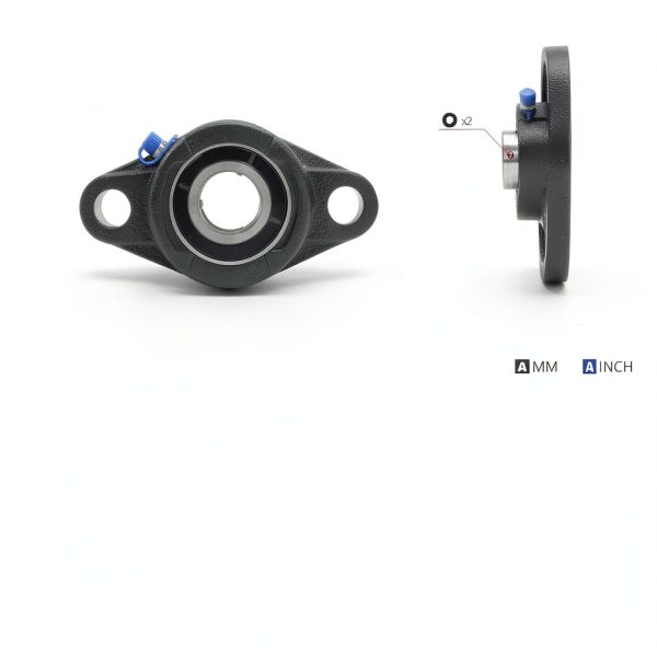 XIKE Pillow Block Flange Mounted Ball Bearings UCFL201-8 1/2" CastIron-1