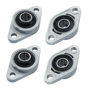KFL08 Flanged Pillow Block Bearings Moicstiy Zinc Alloy 4 Pack-0