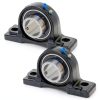 XIKE Pillow Block Bearings Iron Base 1-11/16" Iron Base-0
