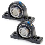 XIKE Pillow Block Bearings Iron Base 1-11/16" Iron Base-0