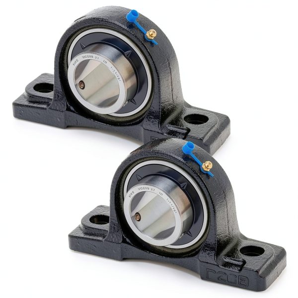 XIKE Pillow Block Bearings Iron Base 1-11/16" Iron Base-0