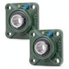 XIKE Pillow Block Bearings UCF205-14 7/8in Flange, Cast Iron Base-0