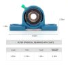 UCP202-10 Pillow Block Bearing HYFTJYZ 5/8" Bore Self Aligning 2 Pack-4