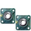 DEEPDREAM UCF208-24 Pillow Block Flange Bearing 1-1/2" Bore, 2 pcs-0