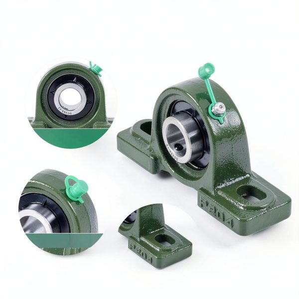 Donepart UCP204-12 Pillow Block Bearing 3/4" 2-Hole Flange, Cast Iron-5