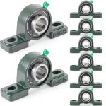 Gisafai Pillow Block Bearing UCP205-16 Green Cast Iron Unit-0