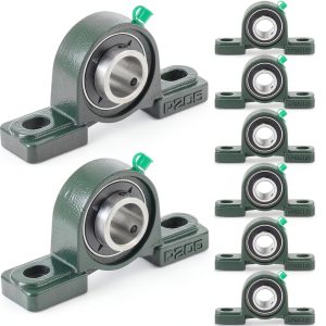 Gisafai Pillow Block Bearing UCP205-16 Green Cast Iron Unit-0
