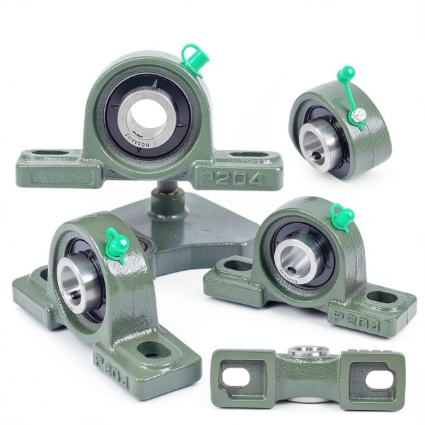 Donepart UCP204-12 Pillow Block Bearing 3/4" 2-Hole Flange, Cast Iron-4